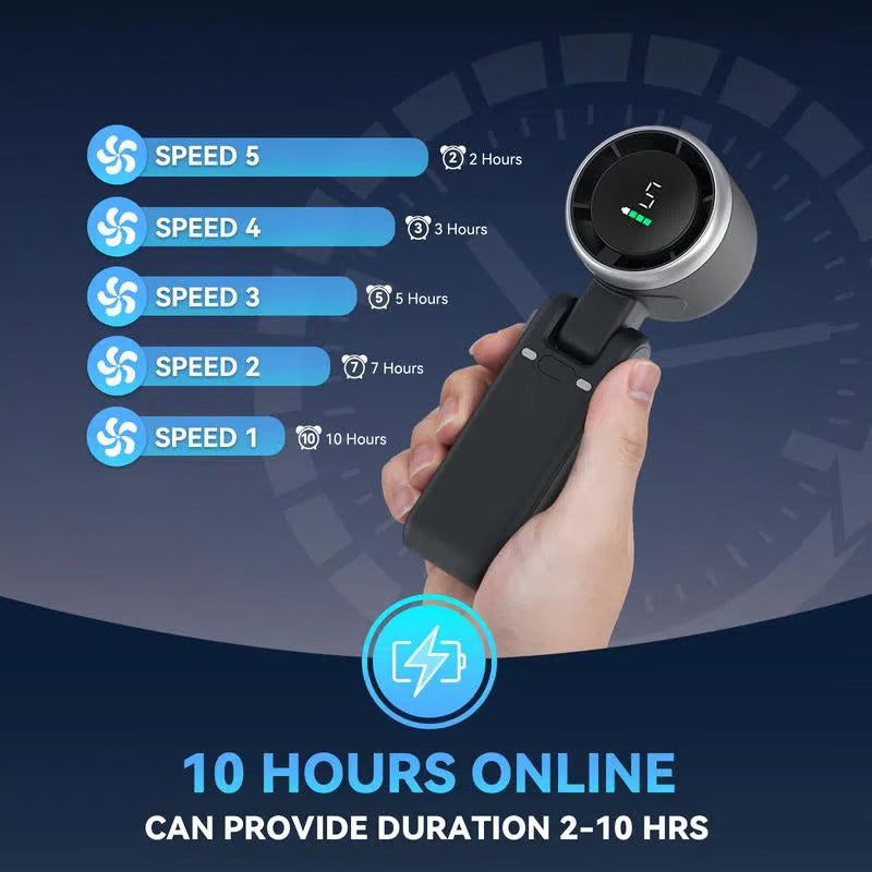☀️ Summer Outdoor Essential – 64% OFF! Portable Handheld Turbo Fan FREE SHIPPING